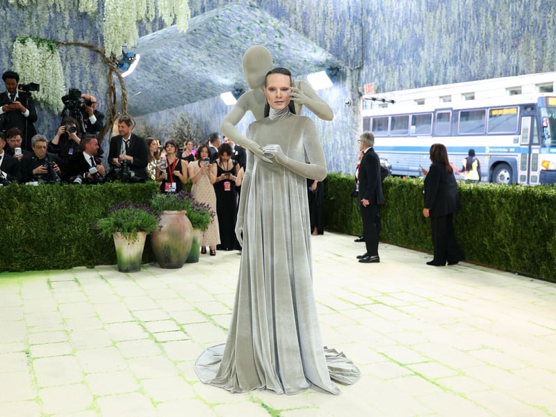 US theatre producer and ATG Entertainment creative director Jordan Roth had one of the most interesting looks of the 2026 Met Gala.