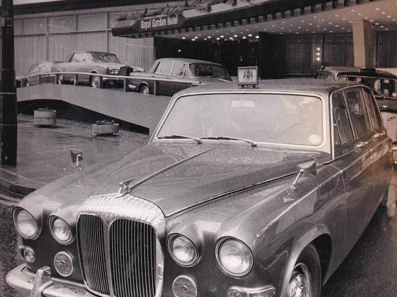 The Lord Mayor's civic Daimler with the original U1 car registration number plate pictured in July 1971.