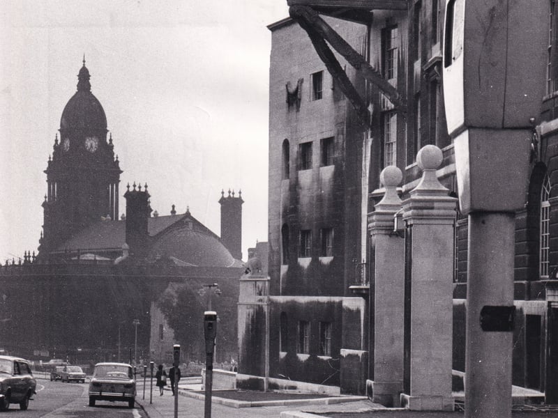 Parking meters on Portland Crescent at 5.33pm on Monday, September 13, 1971. Only 13 of the 49 meter bays were being used.