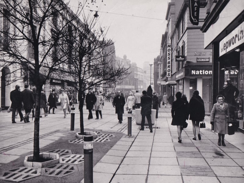 A busy Commercial Street in 1971.