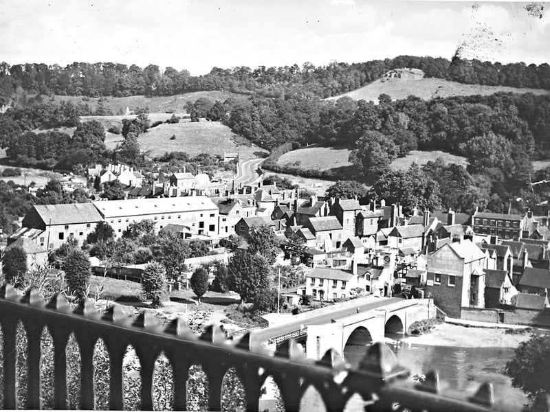 A panoramic view of Low Town, including the lower part of the Hermitage, pictured in September 1958.