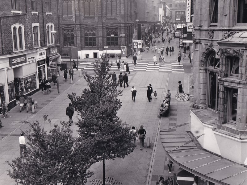 Do you remember these shops? Pictured in September 1971.