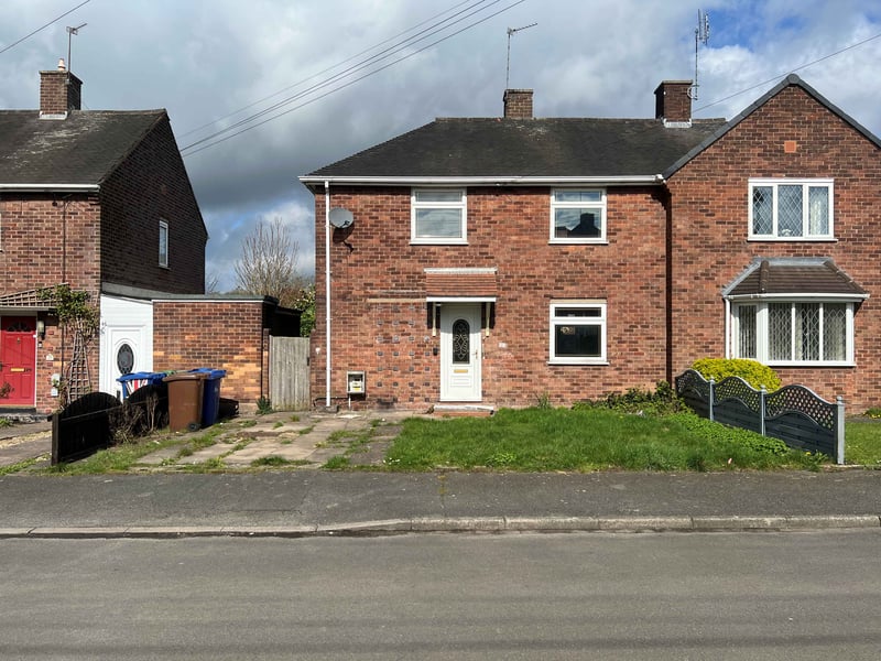 Located in Cannock. This is a typical family home with a guide price* of £121,000+ in the livestreamed auction on Thursday 14 May.