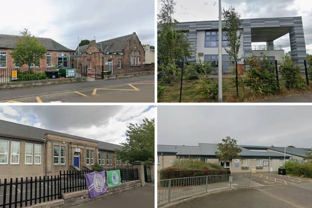 Four of the best performing primary schools in Midlothian.
