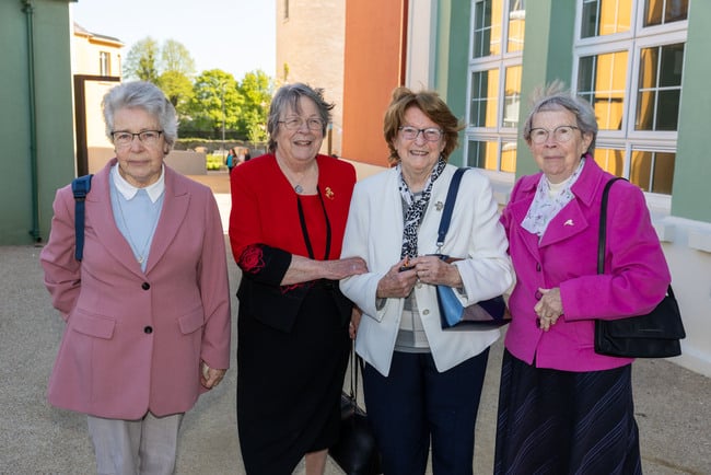 Sr. Mary O’Dea, Sophia Housing, Sr Mary McDermott and Sr Helen Hyland, Presentation Order, and Sr Maura Nally.