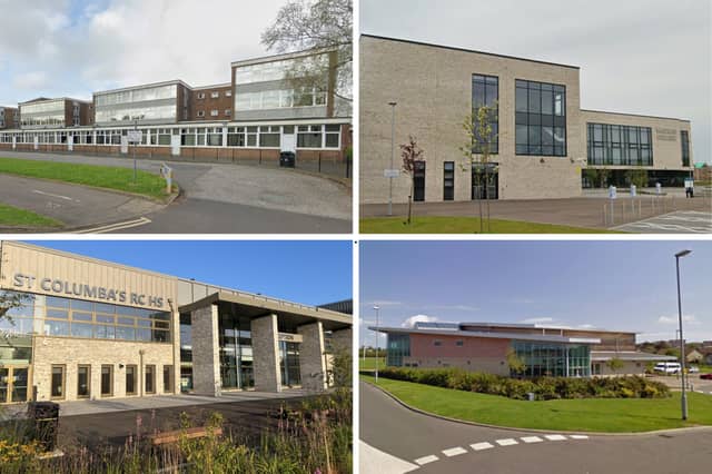 Four of the best performing secondary schools in Fife.