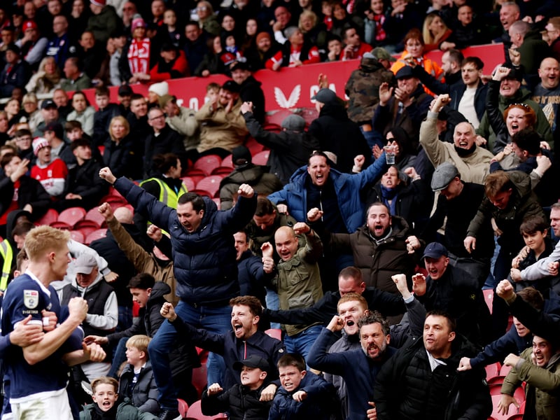 Average away attendance: 1,696.