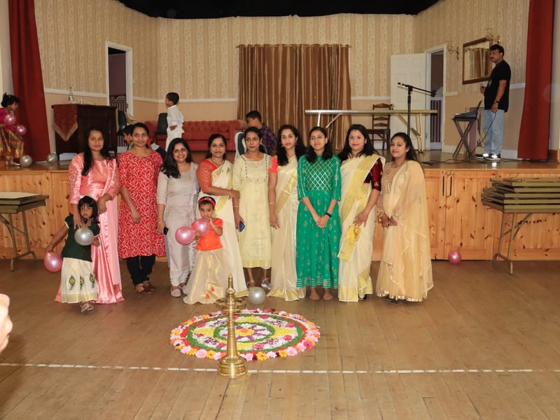 Indian community in Mooncoin celebrate Onam last Friday September 9, 2022 at Mooncoin Parish Hall