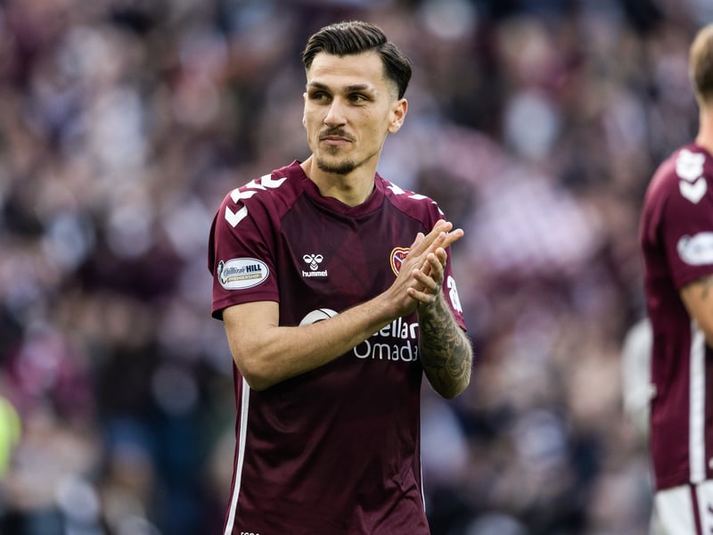 One of the signings of the season, the Greek winger has has an excellent first season at Tynecastle. He's creates an average of 2.2 chances per game for Hearts, with 64 created in total. A total of 11 of them are viewed as big chances.