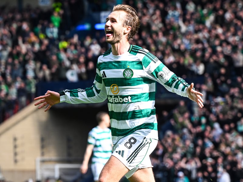 Lauded for his goal-scoring exploits this season, the Swedish international has some impressive playmaking statistics too this season. Nygren has created 57 chances for Celtic this season at an average of 2.2 per game - which is one of the league's best. Eight of them have been classed as big chances.