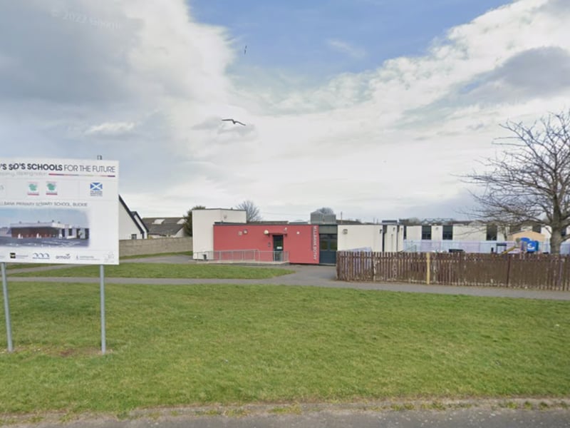 Buckie's Millbank Primary School was also awarded a total of 370 points in the report - dropping 10 marks in each of the numeracy, reading and writing categories. The school has an average class size of 24.2 pupils.