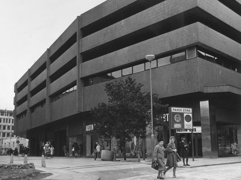 Bond Street Shopping Centre, Leeds, in the 1970s
