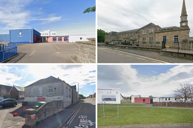 Four of the best performing primary schools in Moray.