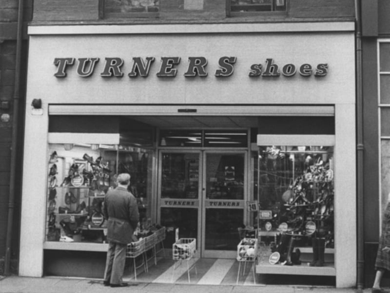 Turners Shoes, on Middlewood Road, Hillsborough, Sheffield, in November 1981