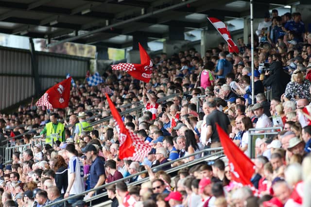 Derry footballers enjoyed another outstanding win on Sunday afternoon, beating Monaghan in Armagh to reach their first Ulster SFC final since 2001. Were you there? See if our photographer spotted you by clicking Next.