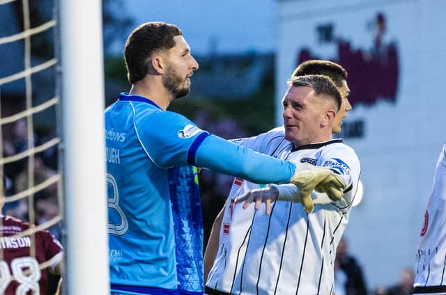 The Motherwell goalkeeper was temporarily recalled by his parent club for a Premiership fixture last week, but has returned to Dunfermline and is eligible to finish out his loan spell against Celtic in the Scottish Cup final.