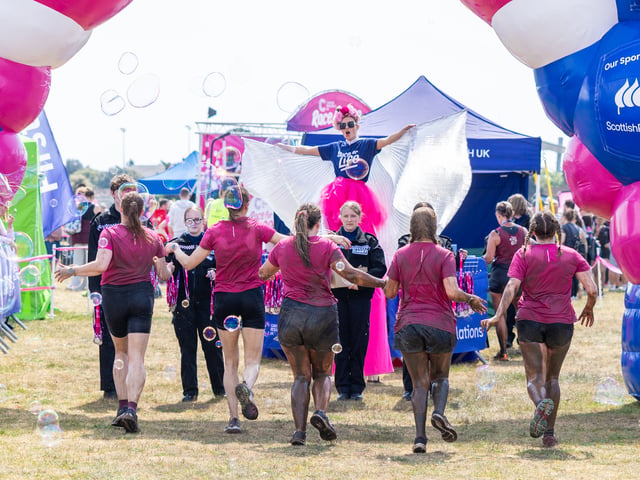 The end of the Pretty Muddy race 