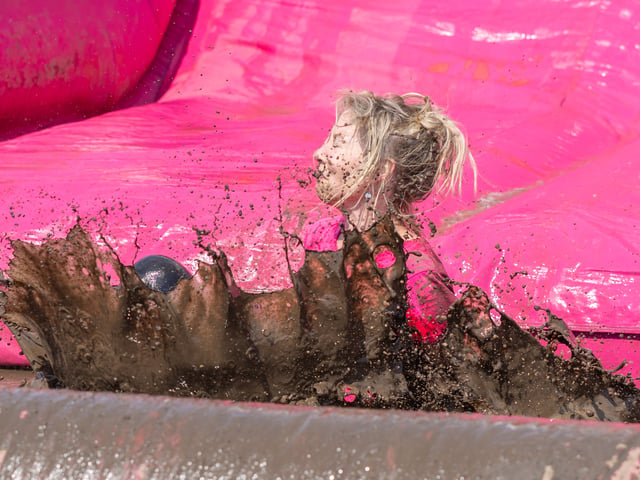 The Pretty Muddy event at the Race for Life 