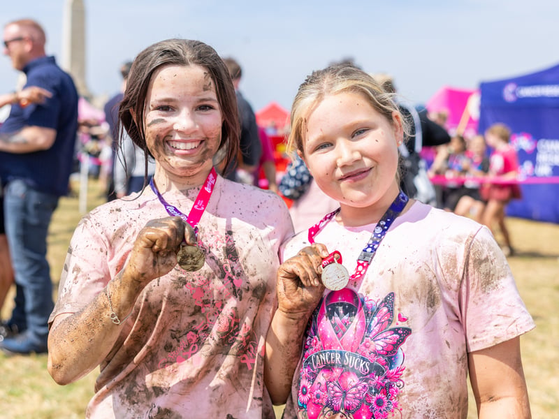 26 great pictures of the Pretty Muddy kids run for Cancer Research UK