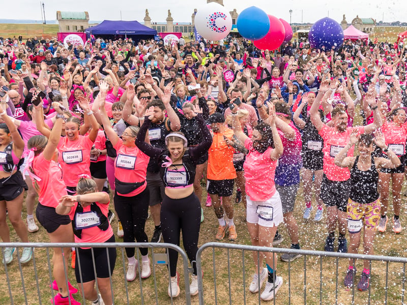 The warm-up before the 10k run 