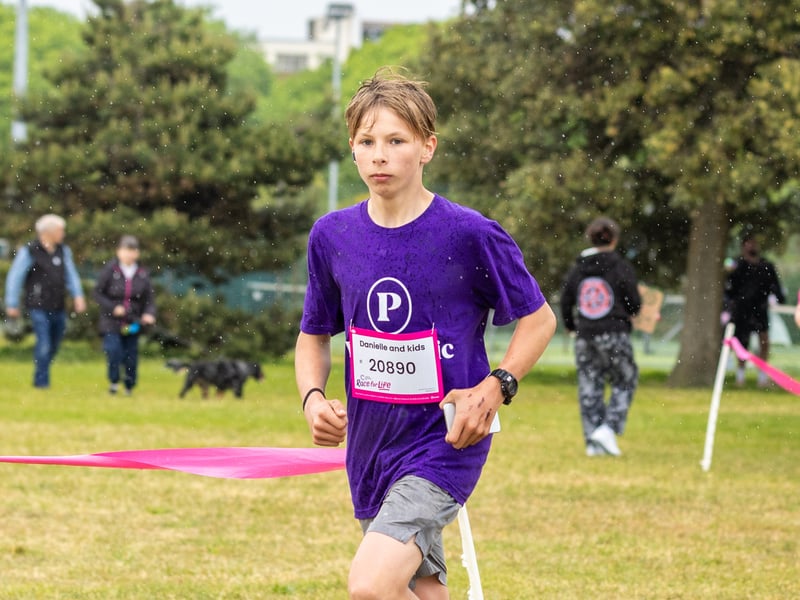 One of the runners