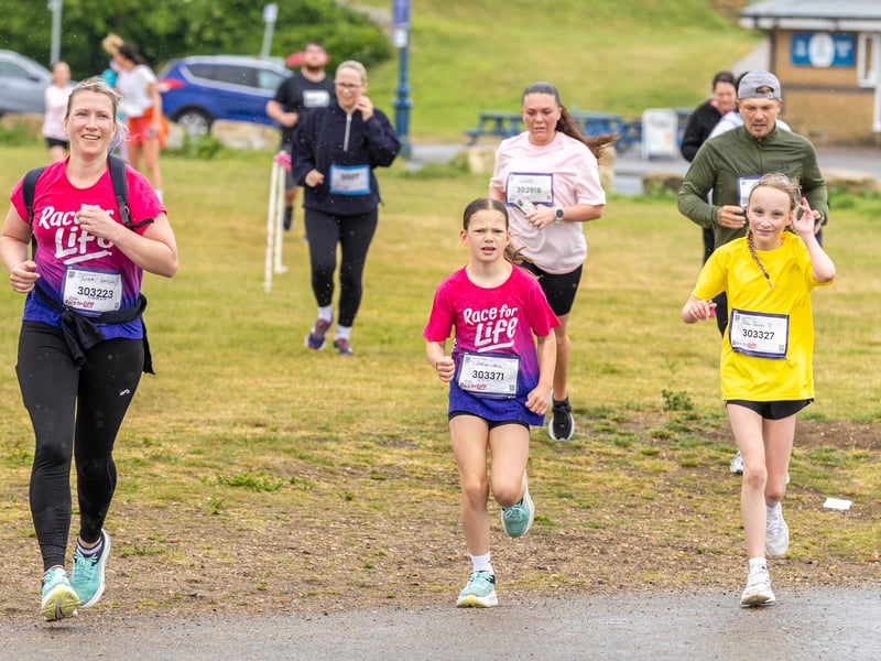 The Race for Life attracts young and old participants