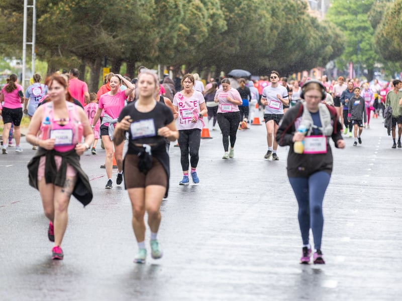 The 5k and 3k Race for Life 