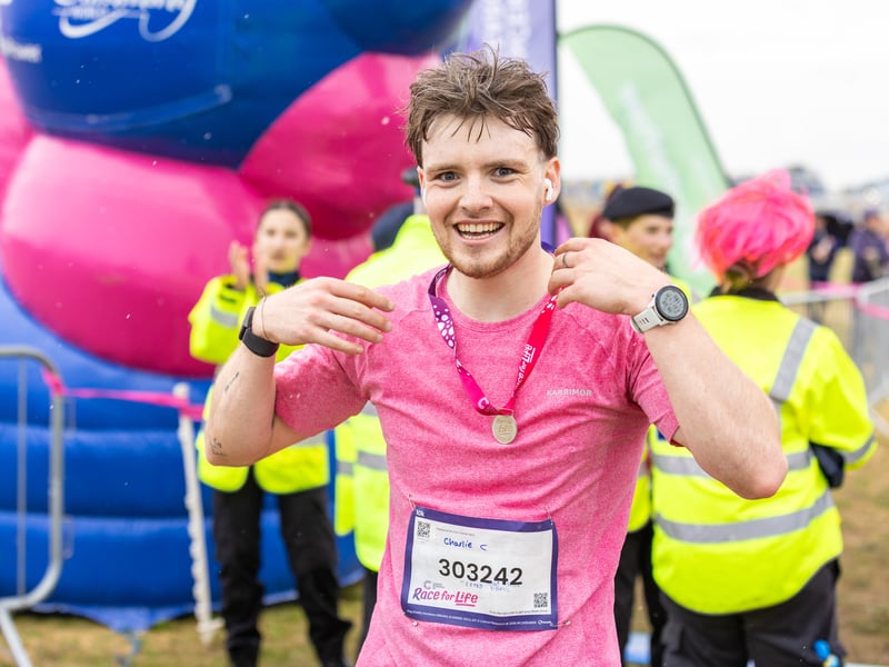 Charlie Cull came first in the 10k run 