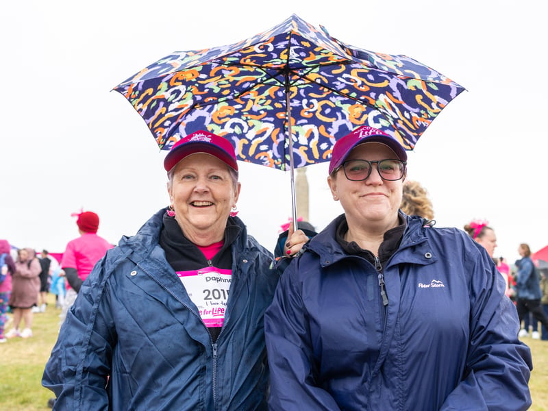 Daphne and Patricia both beat breast cancer before tackling the 5k run
