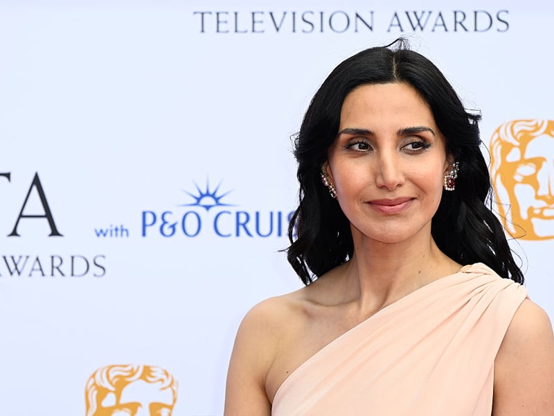 Leading Actress winner Narges Rashid arrives at the ceremony.