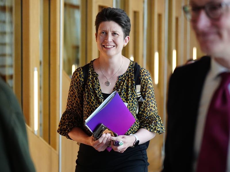 SNP MSP Alison Thewliss at the Scottish Parliament.