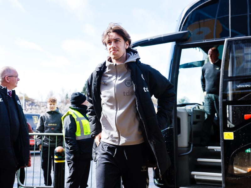 One of numerous Jambos players who won't play for the club again this season, the Icelandic midfielder has a thigh injury.