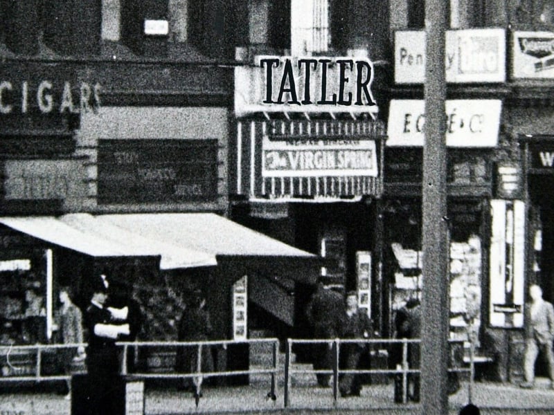 The Tatler cinema, on Boar Lane, Leeds, pictured in the 1960s