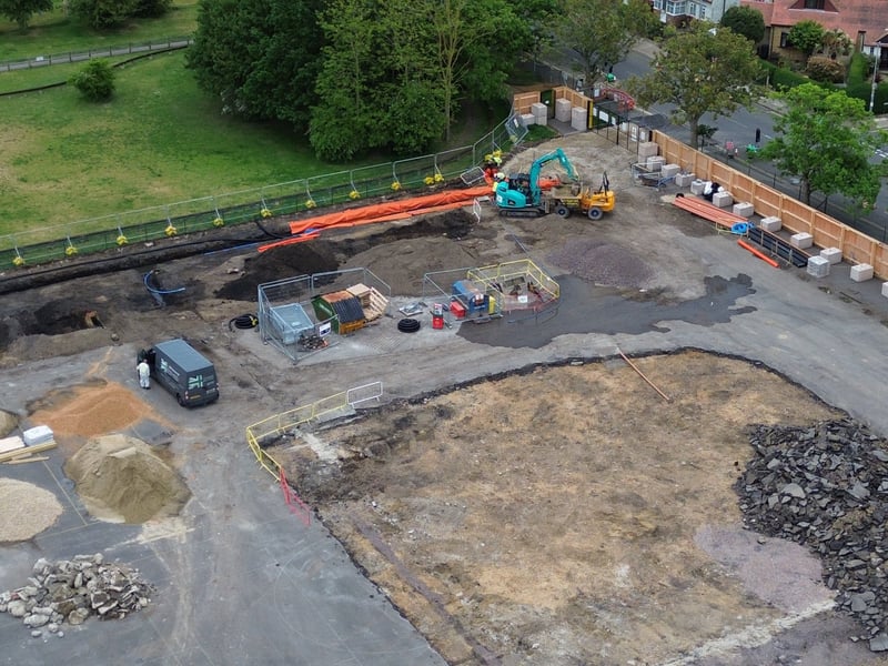 Construction work has officially started at Bransbury Park after months of preparatory work. 

Picture: Habibur Rahman