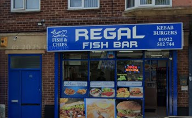 Rated 4.5 stars based on 52 Google reviews. One Google reviewer said: "Great food, great service, catered for fish and chip lunch at the community centre, staff couldn't have been more pleasant and  helpful, food fresh and hot, highly recommend." Location: 60 Redwood Rd, Walsall WS5 4LB. 