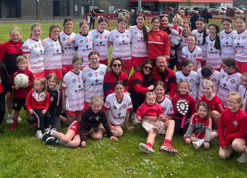 The Kilrea under-15 team who won the Division 2 Derry Féile Champions title.