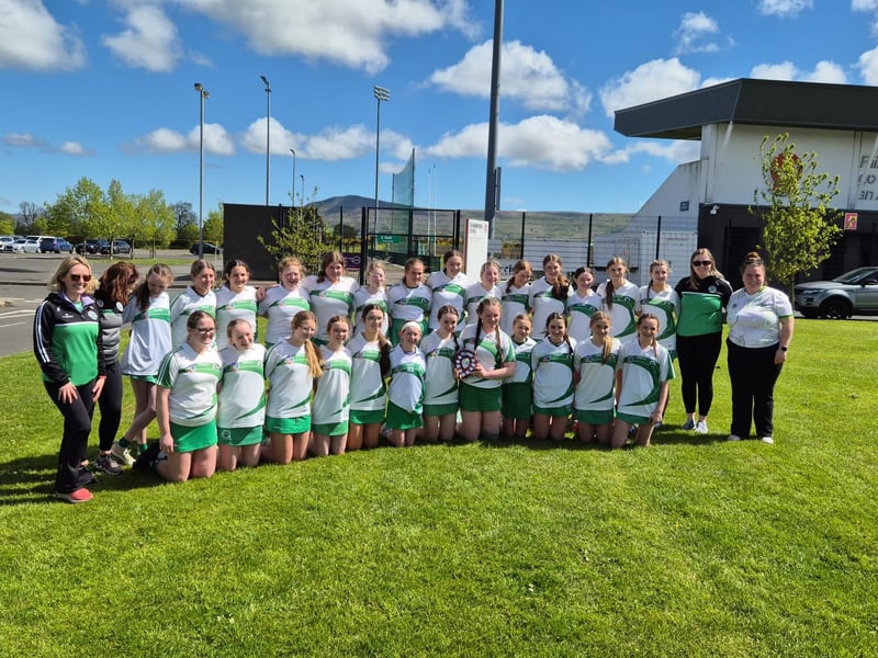 The Loup team who won the Division 3 Derry Féile Champions title.