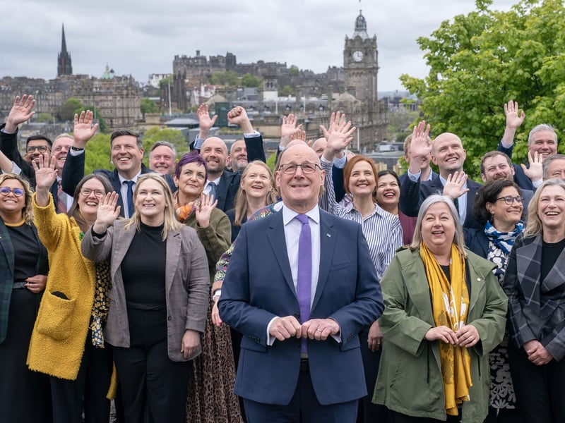 While most of the highest majorities have been secured by well-known names and faces, some newcomers have made the shortlist as well.
Michelle Campbell (pictured bottom left) won the seat of Renfrewshire North and Cardonald for the SNP with a majority of 7,217.
She won a round total of 14,300 votes, putting her ahead of second place Mike McKirdy from Scottish Labour on 9,424, to take up her place in the Scottish Parliament.