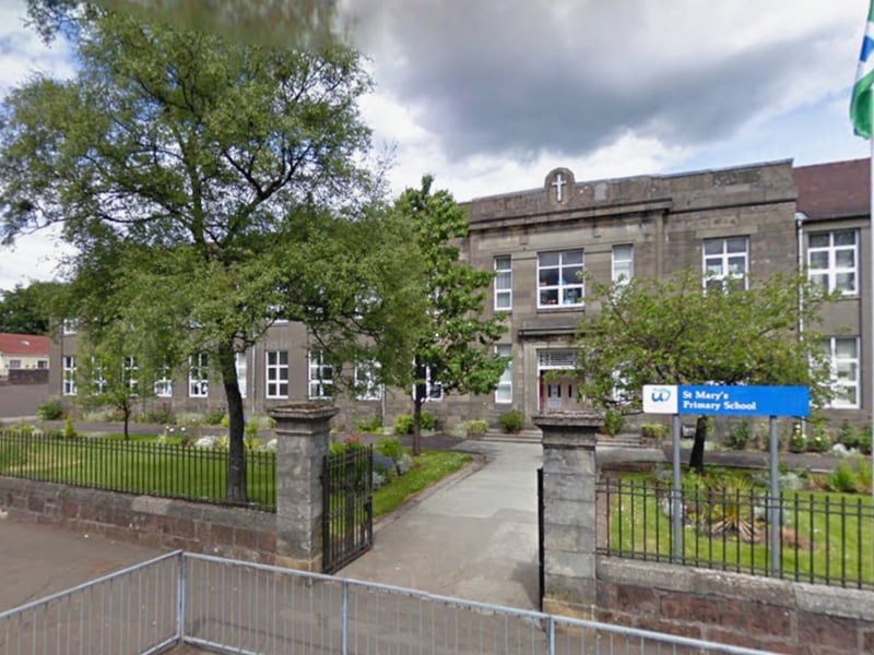 St Mary's Primary School, in Alexandria, is one of two West Dunbartonshire primaries to score 380 points in the report - dropping 10 marks in each of the numeracy and writing categories. 50-60 per cent of the school's 164 pupils are classed as being 'very deprived'.