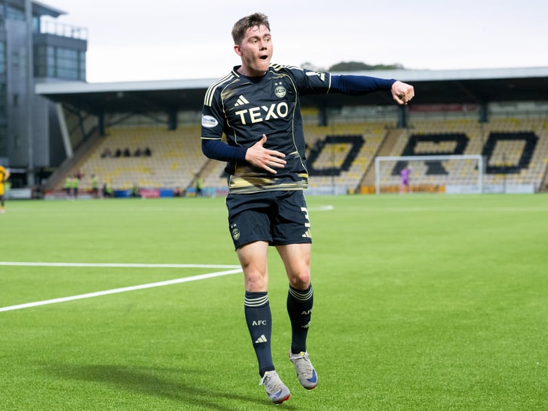 Signed on a permanent deal by the Dons in the summer, it took a while for the left-back to break into the first team at Pittodrie. After making his debut for the club in January, he's played a further nine times. He scored his first senior goal against Livingston last month.