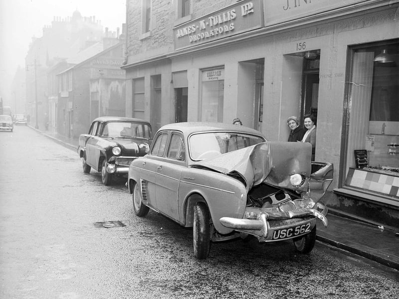A car crash in Morningside in 1956.