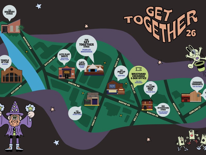 Get Together festival returns to Kelham Island and Neepsend for another huge music takeover on Saturday 16 May.