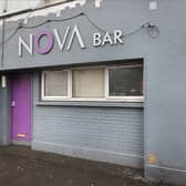 Nova Bar on William Street West . . . Galway City Council has written to the owner about its appearance 