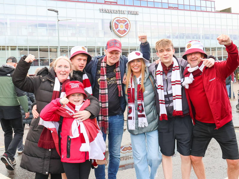 Hearts fans gearing up for the big game against Falkirk