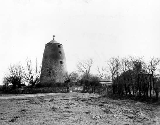 The old windmill at Seacroft, seen from north in March 1949.