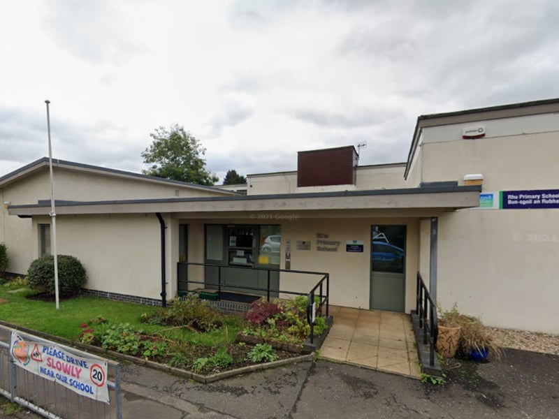 Located in the village of the same name, Rhu Primary School also scored 390 points out of a maximum of 400 in the report - dropping 10 marks in the numeracy category. Fewer than 10 per cent of the school's pupils are classed as being from 'very deprived' backgrounds.