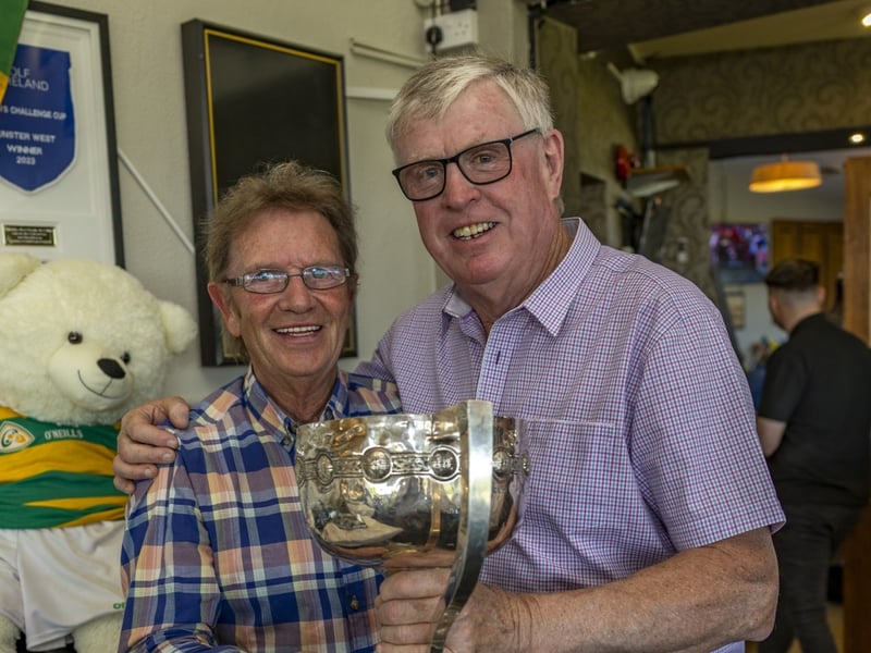 Click 'Next' or 'Previous' for more pictures SOUTH Liberties GAA Club celebrated the club's County Senior hurling title wins of 1972, 1976, 1978 and 1981 at Ballyneety Golf Club and officially launched a special commemorative 112-page book entitled "Green and Gold Ribbons". There was a large crowd in attendance, including many of the great players who donned the famed Green and Gold jersey during that glorious period, accompanied by their families, clubmates and many friends. Also present was the much coveted John Daly cup, the prize given to Limerick county senior hurling final winning captains for almost a century and named after the illustrious former Fenian Mayor of Limerick, John Daly, of Barrington St. (1845-1916).