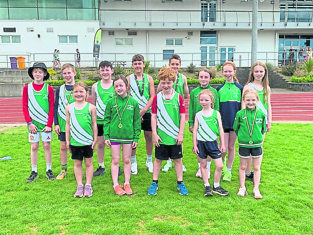 There was an incredible first day as clubs came together for a thrilling day of competition at the county track and field championships. From the juniors, seniors and masters who faced an early start to the robust juveniles competing in numerous events throughout the afternoon, the day showcased the amazing talent of all our athletes. Thanks went to all those who officiated throughout the day, Kilkenny County Board for all the organising to ensure the day was as effortless and to the starters, officials, coaches, parents and especially the athletes for their brilliant performances. Results Results, county track & field championships, day one (club code: BH = Barrow Harriers, BR = Brow Rangers, CC = Castlecomer, KCH = Kilkenny City Harriers, NU = Nuenna, SJ = St Joseph’s, SS = St Senan’s, TT = Thomastown): Senior Men’s 5,000m: 1 James Kelly (CC), 2 Evan Alyward (SS), 3 Joao Horta (SS). Men’s O40 5,000m: 1 Paddy Aylward (SS), 2 Graham Bourne (KCH), 3 Adrian Cunningham G. Senior Women’s 5,000m: 1 Niamh O’Neill (SS). Senior Men’s 200m: 1 Kieran Kelly (BR), 2 Brendan O’Driscoll (KCH), 3 Joao Horta (SS). Senior Women’s 200m: 1 Martyna Balcer (KCH), 2 Rita McGarvey (KCH). Men’s O40 200m: 1 Adrian Cunningham G, 2 Graham Bourne (KCH), 3 George Carpendale (SS). Women’s O40 200m: 1 Caroline O’Connor (SS). Women’s O50 200m: 1 June Long (SS), 2 Maggie Helen O’Connor (SJ). Junior Men’s 200m: 1 Alex Cullen (KCH). Junior Women’s 200m: 1 Ella Wall (KCH), 2 Grace Delahunty (KCH), 3 Aine O’Callaghan (SS). Senior Men’s 100m: 1 Kieran Kelly (BR), 2 Brendan O’Driscoll (KCH), 3 Noel Sugrue (KCH). Senior Women’s 200m: 1 Valerie O’Callaghan (SS), 2 Rita McGarry (KCH). Novice Men’s 100m: 1 Matthew Cullen (BR), 2 Joao Horta (SS). Men’s O40 100m: 1 Graham Bourne, 2 Paddy Aylward (SS), 3 George Carpendale (SS). Women’s O40 100m: 1 Caroline O’Connor (SS), 2 Caoimhe Nolan (NU), 3 Lorna Hogan (NU). Women’s O50 100m: 1 June Long (SS), 2 Ciara Holohan (NU), 3 Rita Campion (NU). Junior