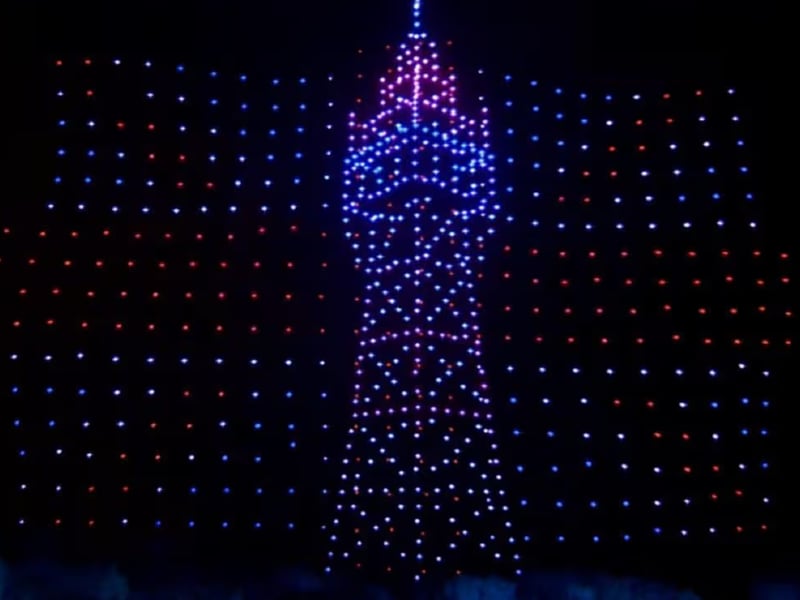 Celestial's stunning and comple drone shows are a 17/1 shot for this year's Britain's Got Talent.