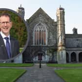 University of Galway and its President Professor David Burn (inset) urged to break its links with Israel 